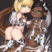 chocolate and vanilla