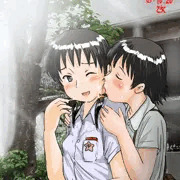 じゃれあう妹とおねえちゃん