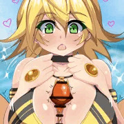 水着のフォンニーナさんズリズリ