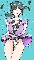くノ一桜ちゃん　褌チラ