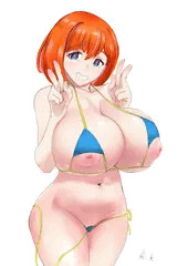 ナホ子ちゃんストリップごっこ