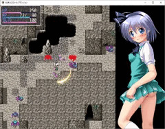 妖夢のアクションゲーム作成中