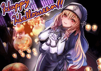 ハロウィンイラスト邪教シスター（2023）