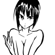 黒髪ショート