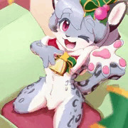 めりくりユキヒョウちゃん