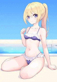 水着ロリメイドさん