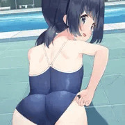 スク水おしり💕