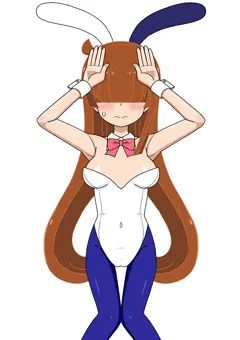 バニーガールのニチアサキャラ4人