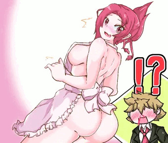 りんの裸エプロン
