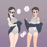 双子ＪＫ（描き途中）