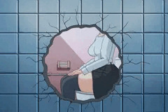 トイレの穴