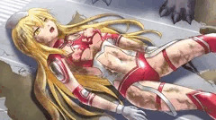 敗北するウルトラマンジャック娘