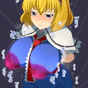 【Skeb】アリス・マーガトロイドVS乳首ねぶり魔力吸収スライム