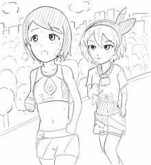 ユウリちゃんとサイトウちゃんとオニオンくんと