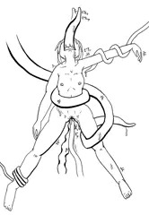 触手貫通（姦通）