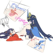 サクナヒメとココロワヒメのまぐわい