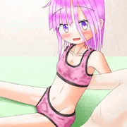 暑いから娘と下着姿で