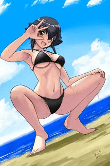 黒ビキニペパロニ