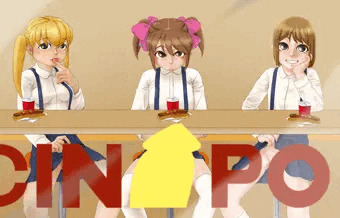 ファーストフード店で誘ってくるうちの３人娘