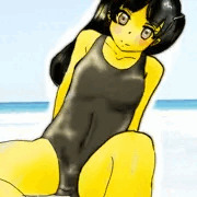 真冬のスク水