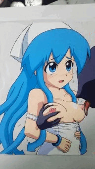 身売りするイカちゃん。