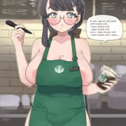 ちょこちゃんの母乳入りアイスカフェラテ🍼🍫