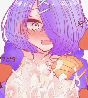 azktのおっぱいにぶっかける