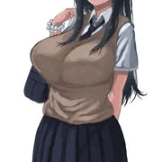 四白眼のメイドさん