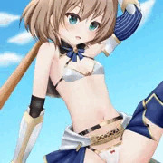 例のビキニアーマー世那ちゃん