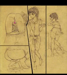 体は完全にエッチできるほど成長してるのに、怖い映画を見たからってトイレまでついてきて欲しいとお願いしてしまう系JS（なお、トイレの扉をしめるのも怖いのでおしり丸見え）な件について、詳細を記録しておきま