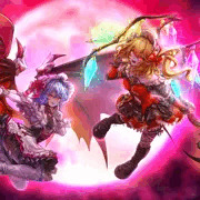 東方紅魔郷がリメイクされるらしいのでスカーレット姉妹を描いた
