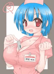 検温されて絵。