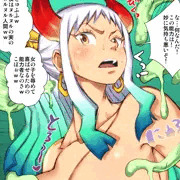 ヌルヌルの実の能力者に襲われるヤマト。
