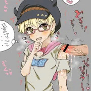 莉嘉ちゃんの服のすき間部分に