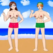 男水着チャレンジBATSUGUNガールズ