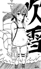 妊娠吹雪ちゃん（ラフ）