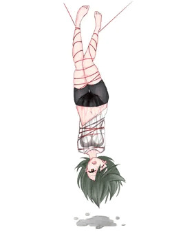 逆さ吊り