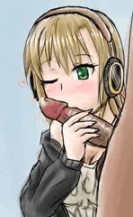 だりー横フェラ