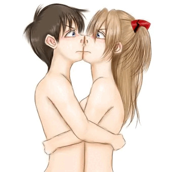 シンジとアスカ