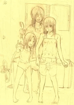 おもらしおねえちゃんと、ばかにするいもうと