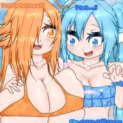 うちの子『ルチア』そらのおとしもの『ニンフ』水着