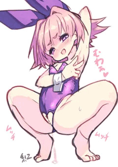 蹲踞メスガキバニー腋