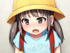 【限定絵】エレベーターで我慢できなくなっちゃった子