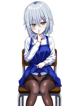 内緒でパンツ白JC