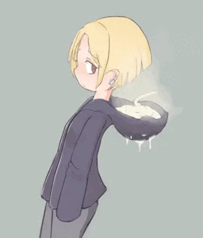 パーカーにIN
