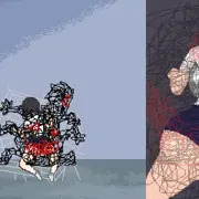 悪夢屋敷・無限牢獄　敵敗北エロシーン基本アニメーション34