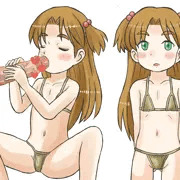 金色ビキニ
