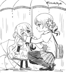 #まどマギ版真剣深夜の創作60分一本勝負 「相合傘」と続き…