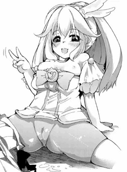ピースちゃんのじかばきスパッツに顔うずめ