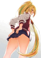 ツッパリヤンキースカートをミニスカに